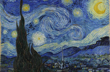 Starry night artwork